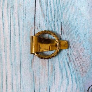 Vintage Gold Rope Design money Clip